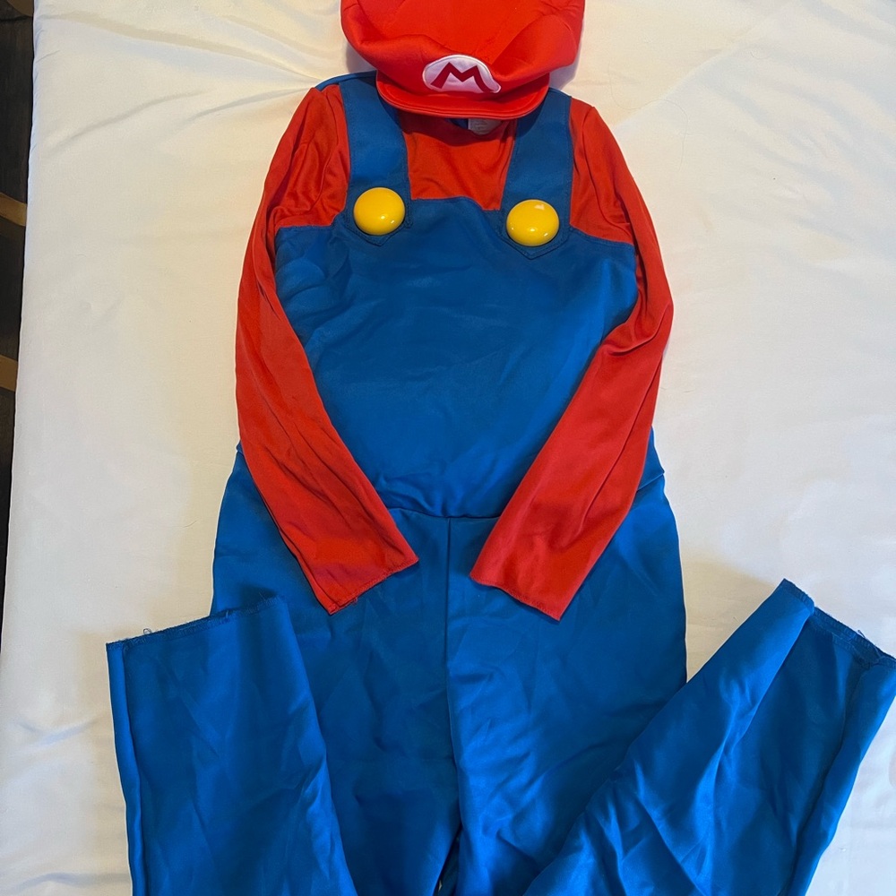 Nintendo Red and Blue Super Mario Costume